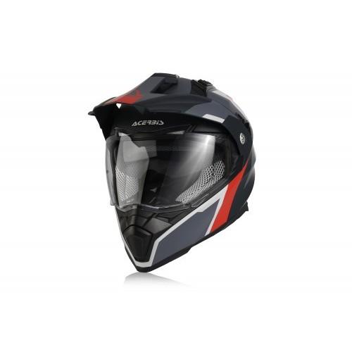 Шлем мотард ACERBIS FLIP FS-606 GREY/RED Шлем мотард ACERBIS FLIP FS-606 GREY/RED