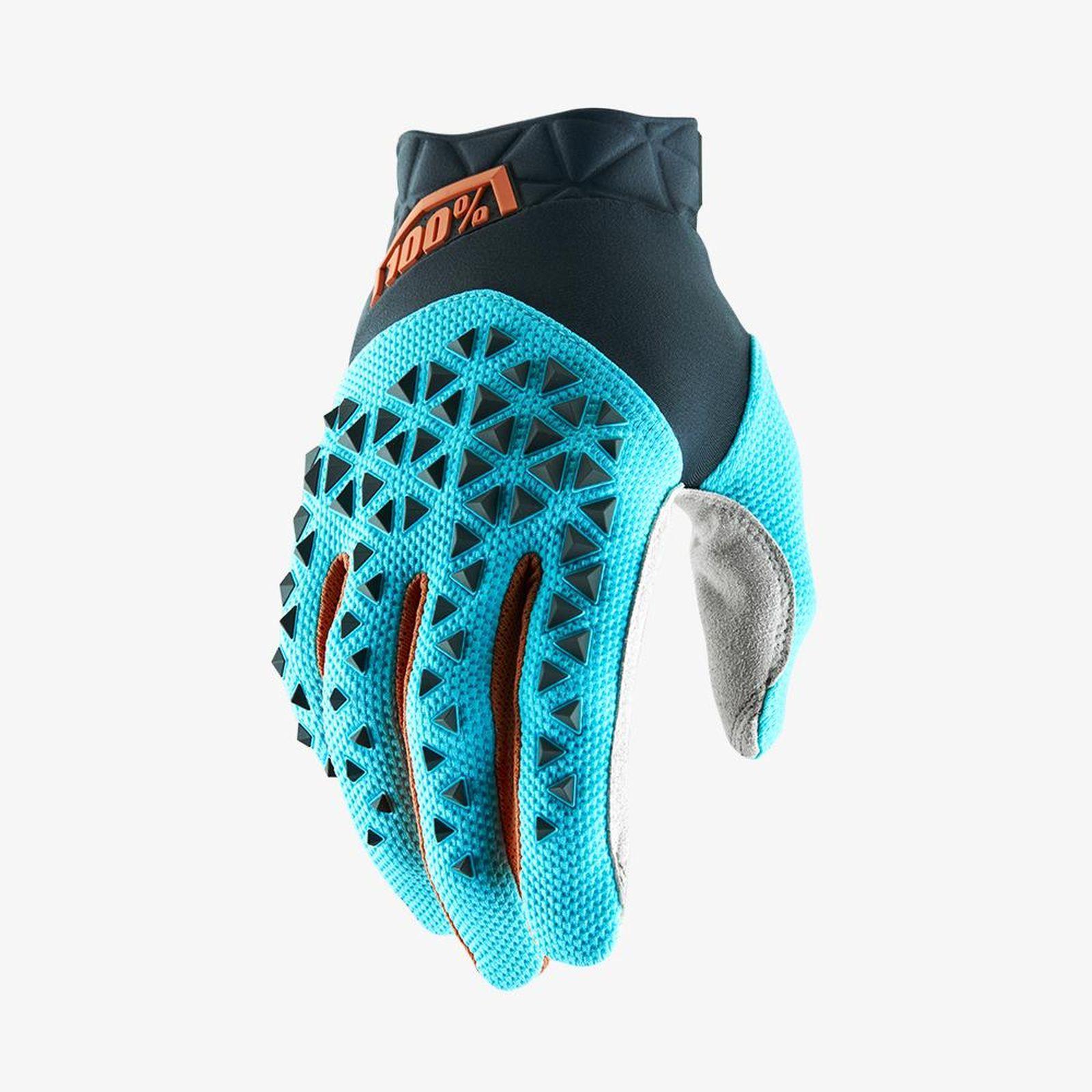 Мотоперчатки 100% Airmatic Glove Steel Grey/Ice Blue/Bronze Мотоперчатки 100% Airmatic Glove Steel Grey/Ice Blue/Bronze