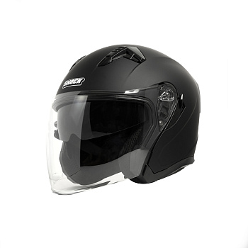 Шлем дорожный открытый SHOCK R2 MATT BLACK