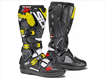 Мотоботы SIDI CROSSFIRE 3 SRS White/Black/Yellow Fluo